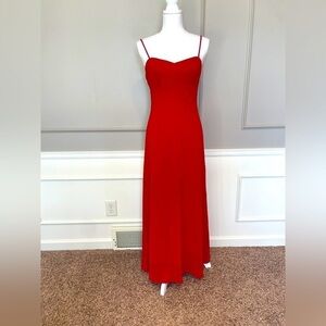 Arianna by Rachel Kaye 10 Red Bodycon long sparkle prom formal gown dress USA 90